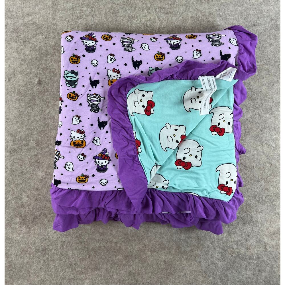 Posh Peanut Hello Kitty Halloween Luxe Patoo Bamboo Blanket 60x60